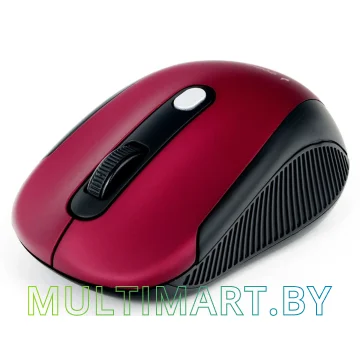 Мышь Gembird MUSW-420-1 (черный/красный) картинка 2